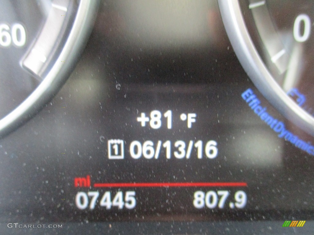 2016 5 Series 528i xDrive Sedan - Dark Graphite Metallic / Black photo #20