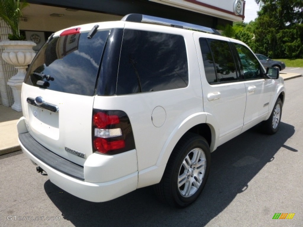 2007 Explorer Limited 4x4 - White Sand Tri-Coat / Black photo #2