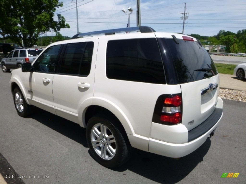 2007 Explorer Limited 4x4 - White Sand Tri-Coat / Black photo #11