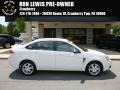 White Suede 2009 Ford Focus SEL Sedan