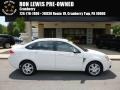 2009 White Suede Ford Focus SEL Sedan  photo #1