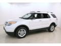 2014 White Platinum Ford Explorer XLT 4WD  photo #3