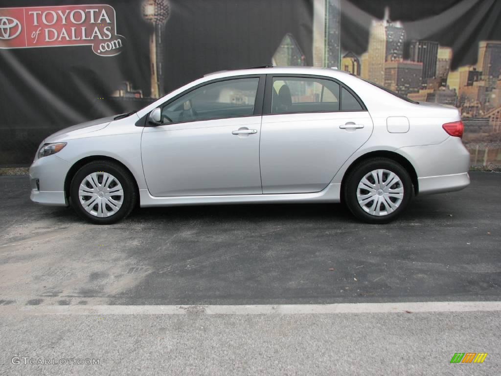 2009 Corolla S - Classic Silver Metallic / Dark Charcoal photo #1