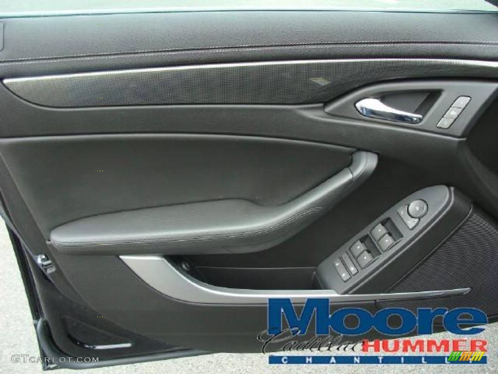 2009 CTS 4 AWD Sedan - Black Raven / Ebony photo #6