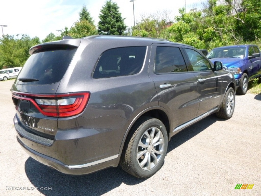 2016 Durango Citadel AWD - Granite Crystal Metallic / Black photo #8