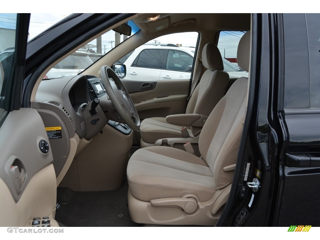 2011 Sedona LX - Midnight Black / Beige photo #9