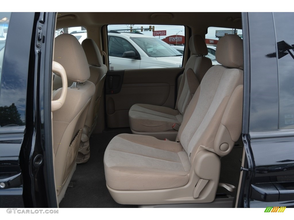 2011 Sedona LX - Midnight Black / Beige photo #11