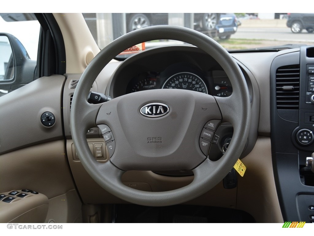 2011 Sedona LX - Midnight Black / Beige photo #14