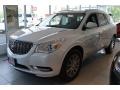 White Frost Tricoat 2016 Buick Enclave Leather AWD