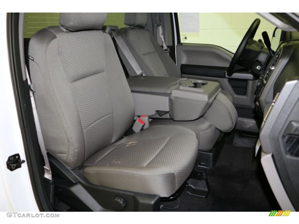 2016 F150 XLT Regular Cab 4x4 - Oxford White / Medium Earth Gray photo #7
