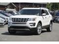 2016 White Platinum Metallic Tri-Coat Ford Explorer Limited 4WD  photo #1