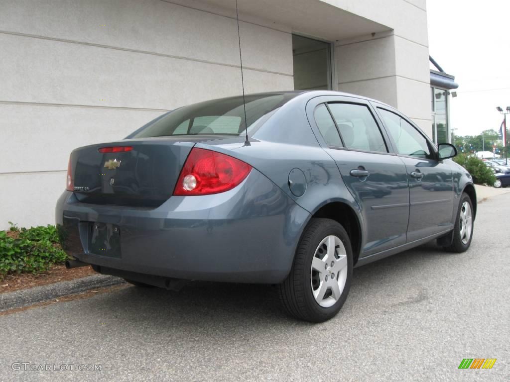 2006 Cobalt LS Sedan - Blue Granite Metallic / Gray photo #3