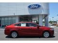 2017 Ruby Red Ford Fusion S  photo #2