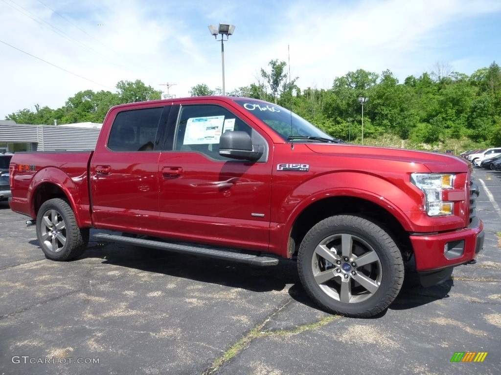 2016 F150 XLT SuperCrew 4x4 - Ruby Red / Black photo #1