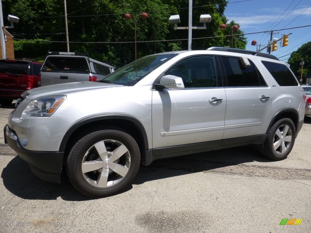 2009 Acadia SLT AWD - Silver Green Metallic / Light Titanium photo #7