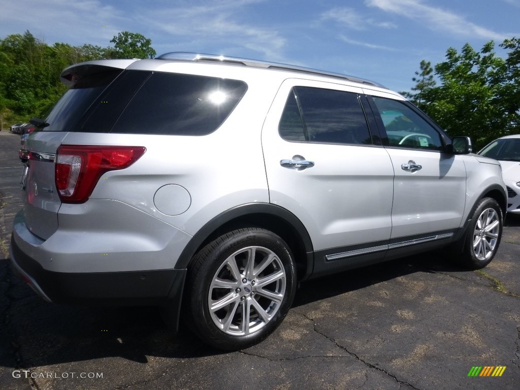 2016 Explorer Limited 4WD - Ingot Silver Metallic / Ebony Black photo #2