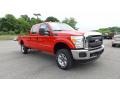 Race Red - F250 Super Duty XL Crew Cab 4x4 Photo No. 4