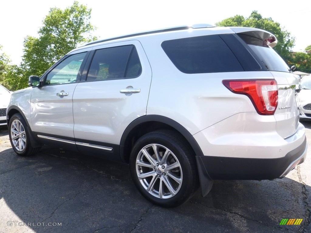 2016 Explorer Limited 4WD - Ingot Silver Metallic / Ebony Black photo #4