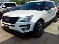 2016 White Platinum Metallic Tri-Coat Ford Explorer Sport 4WD  photo #8