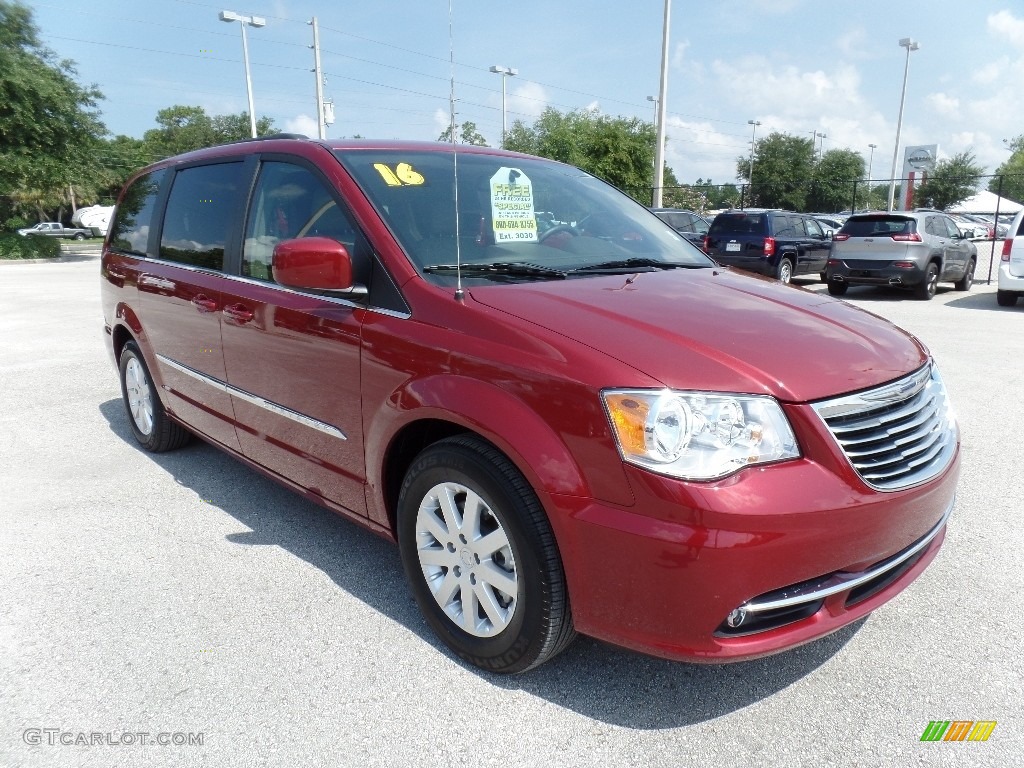 2016 Deep Cherry Red Crystal Pearl Chrysler Town Amp Country