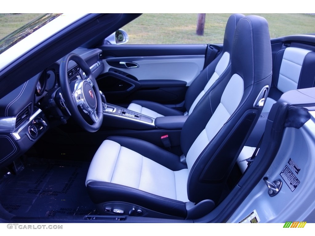 2014 911 Carrera 4S Cabriolet - Rhodium Silver Metallic / Black photo #19