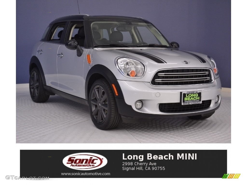 Crystal Silver Metallic Mini Countryman