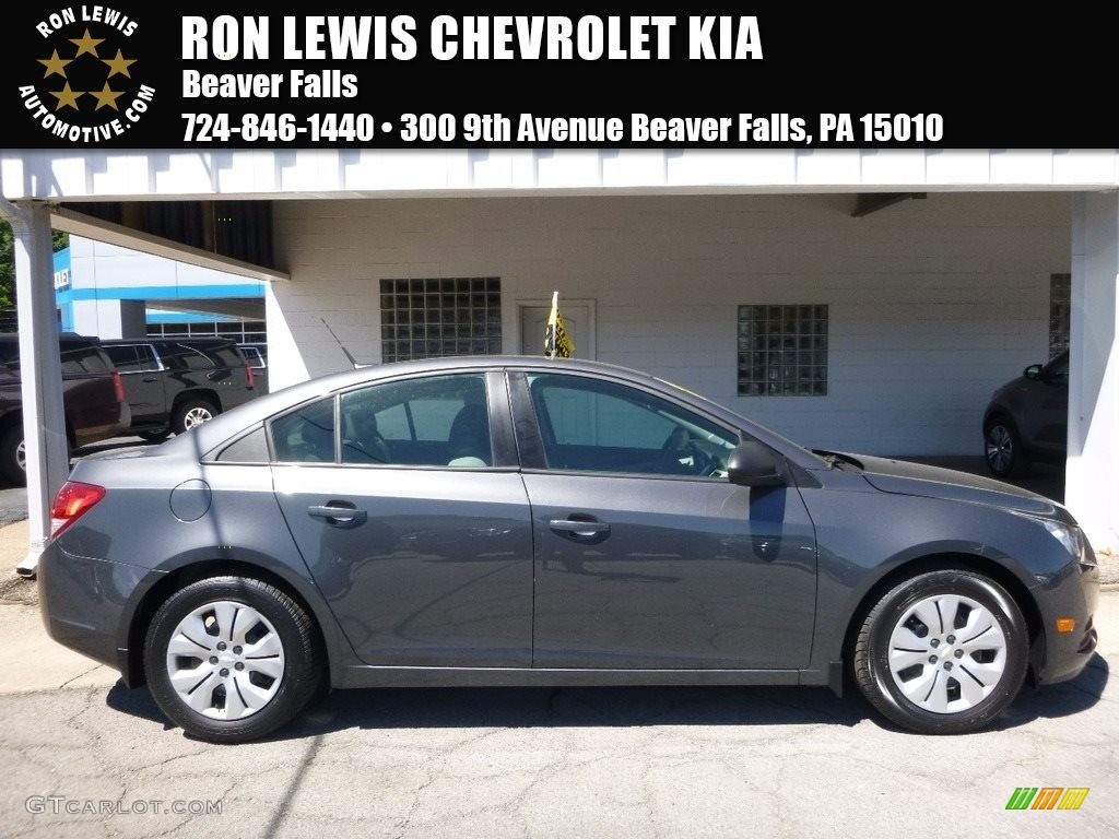 2013 Cruze LS - Cyber Gray Metallic / Jet Black/Medium Titanium photo #1