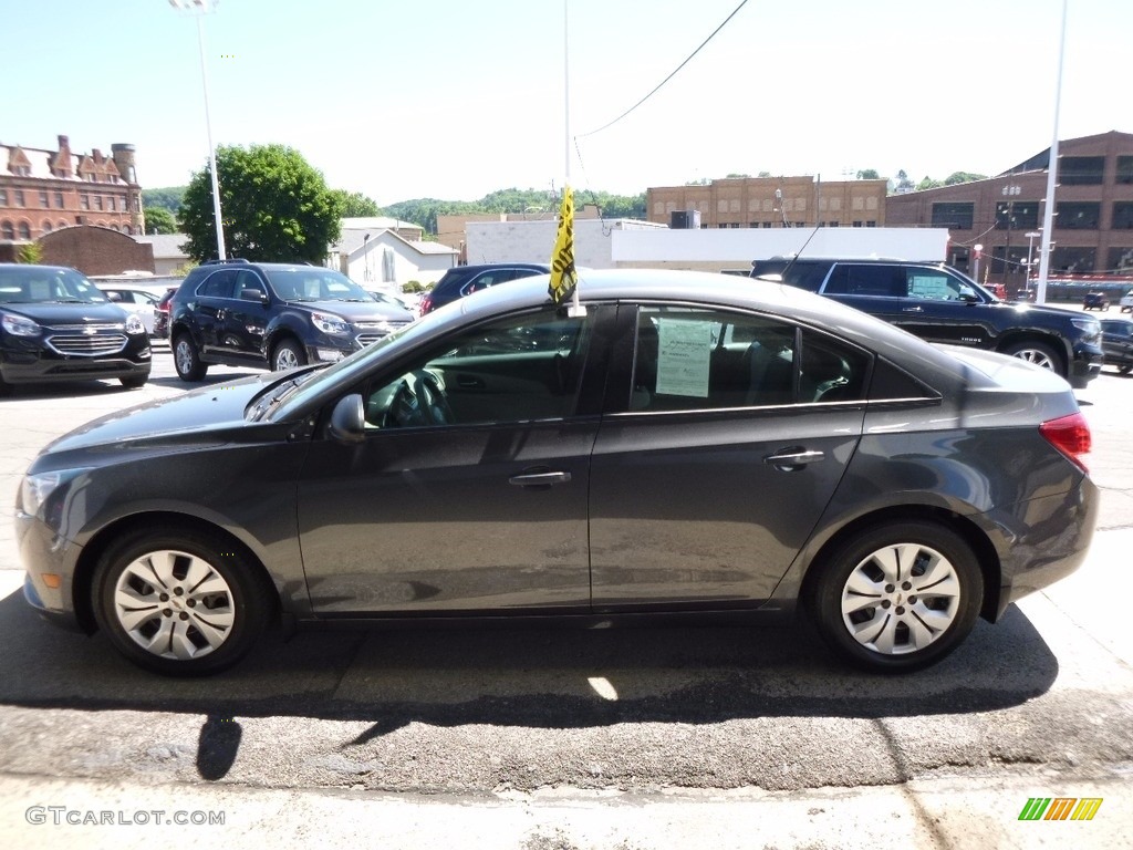 2013 Cruze LS - Cyber Gray Metallic / Jet Black/Medium Titanium photo #7