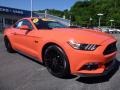 2016 Competition Orange Ford Mustang GT Premium Coupe  photo #9