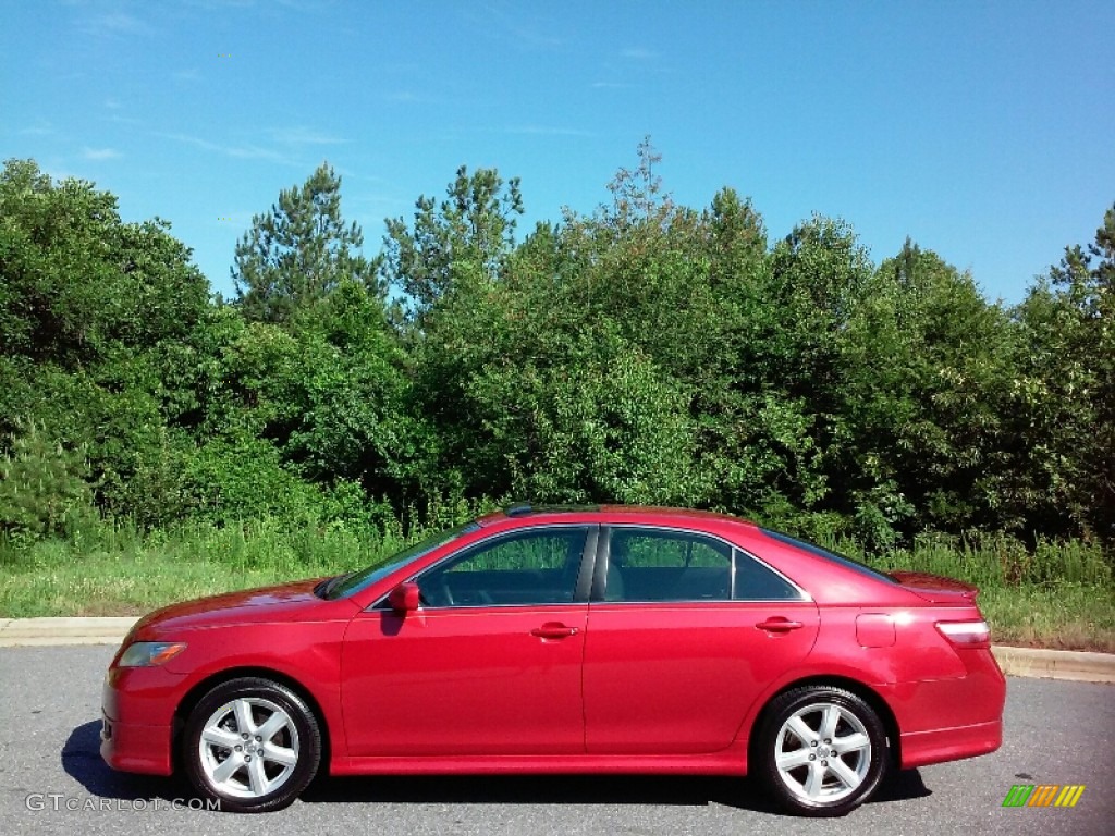 Barcelona Red Metallic Toyota Camry