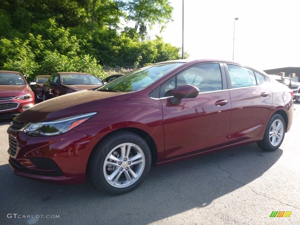 2016 Cruze LT Sedan - Siren Red Tintcoat / Jet Black photo #1