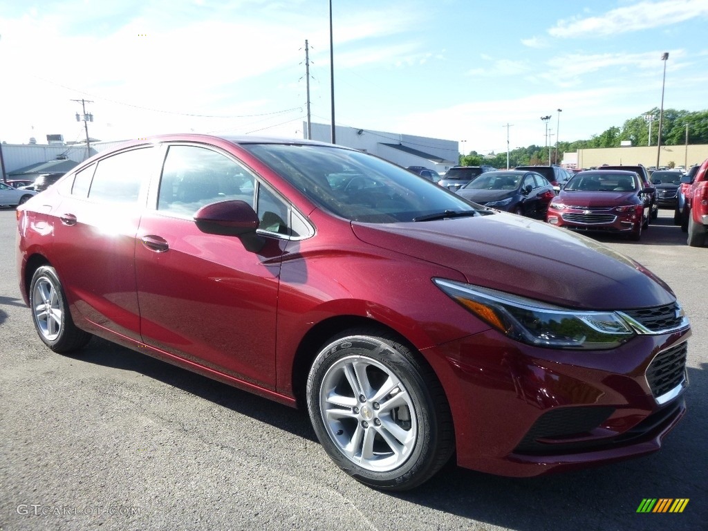 2016 Cruze LT Sedan - Siren Red Tintcoat / Jet Black photo #3