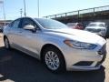 2017 Ingot Silver Ford Fusion S  photo #9