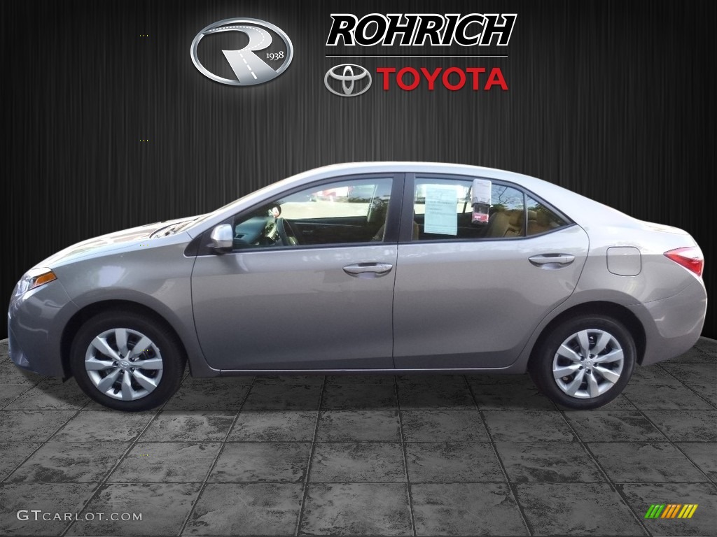 2016 Corolla LE - Brown Sugar Metallic / Amber photo #4