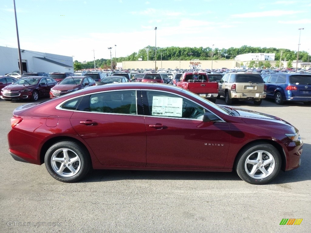 2016 Malibu LS - Butte Red Metallic / Dark Atmosphere/Medium Ash Gray photo #4