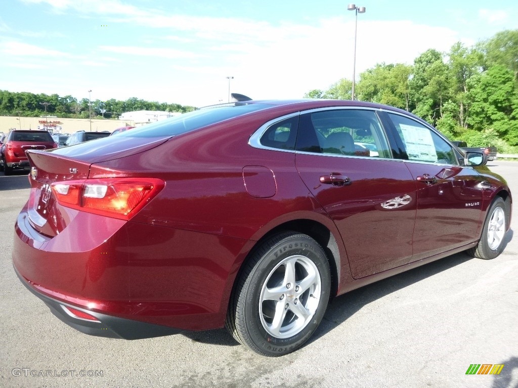 2016 Malibu LS - Butte Red Metallic / Dark Atmosphere/Medium Ash Gray photo #6