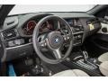 2017 BMW X3 Ivory White w/Red contrast stitching Interior Dashboard Photo