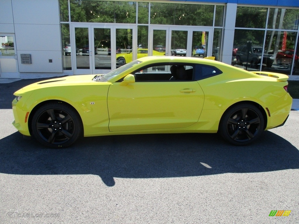 2016 Camaro SS Coupe - Bright Yellow / Jet Black photo #2