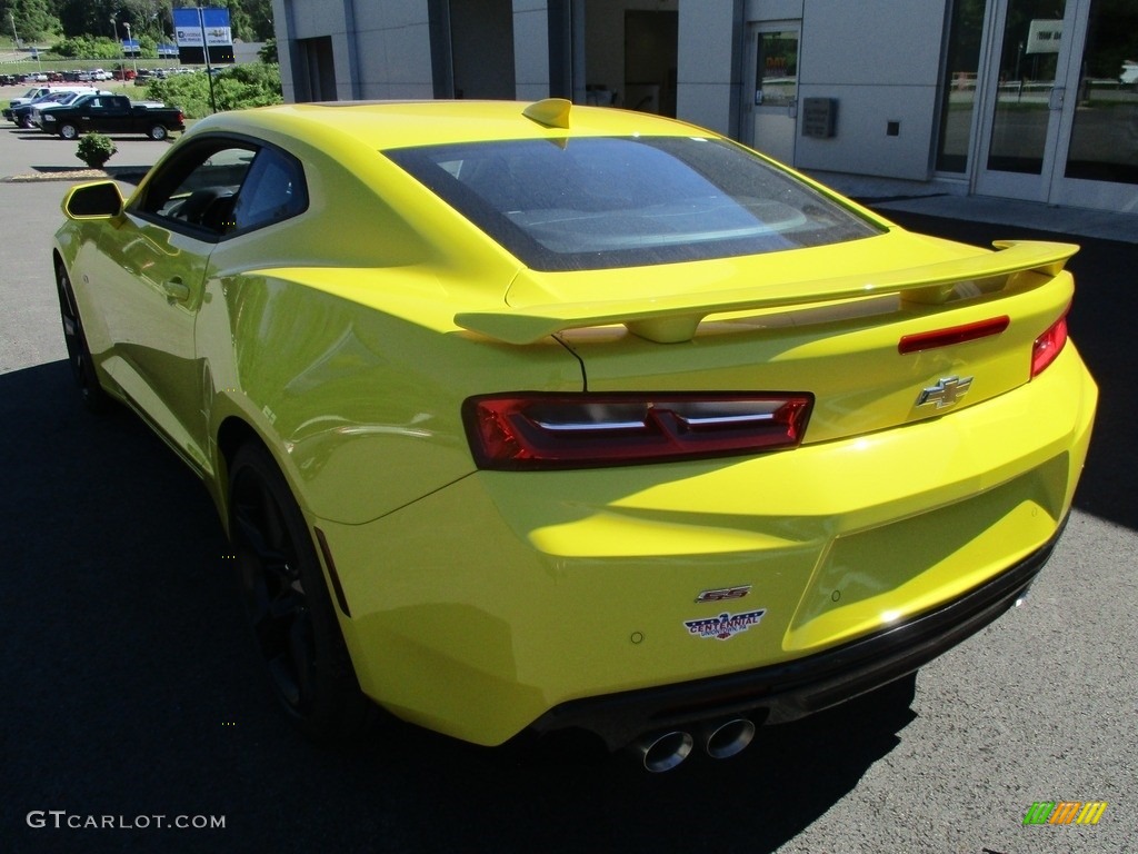 2016 Camaro SS Coupe - Bright Yellow / Jet Black photo #4