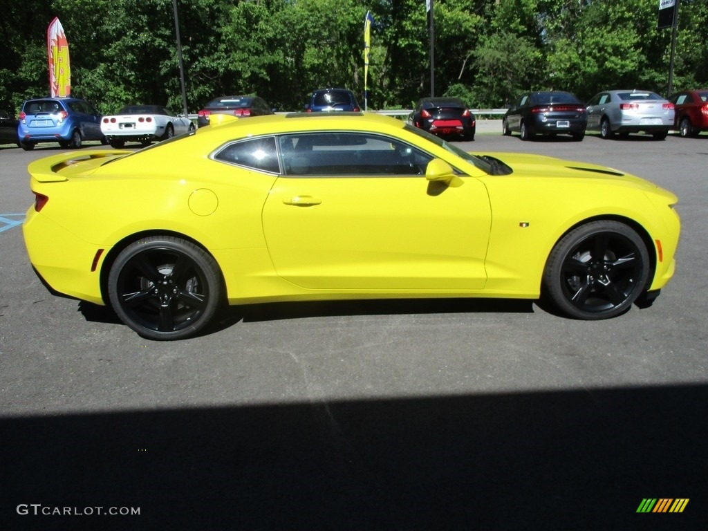 2016 Camaro SS Coupe - Bright Yellow / Jet Black photo #7