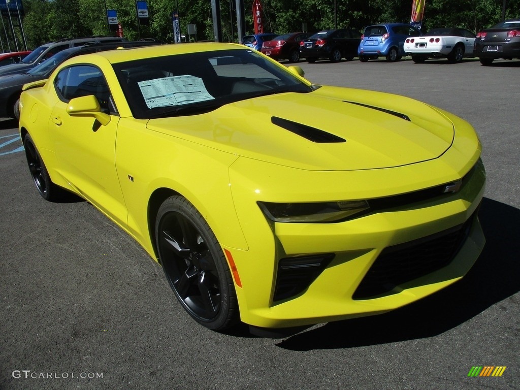 Bright Yellow 2016 Chevrolet Camaro SS Coupe Exterior Photo #113704264