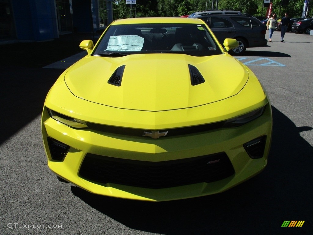2016 Camaro SS Coupe - Bright Yellow / Jet Black photo #9
