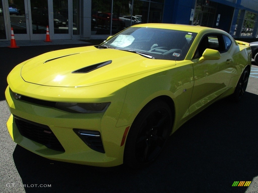 2016 Camaro SS Coupe - Bright Yellow / Jet Black photo #10