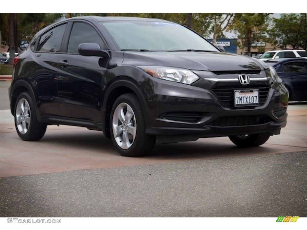 2016 HR-V LX - Modern Steel Metallic / Black photo #1