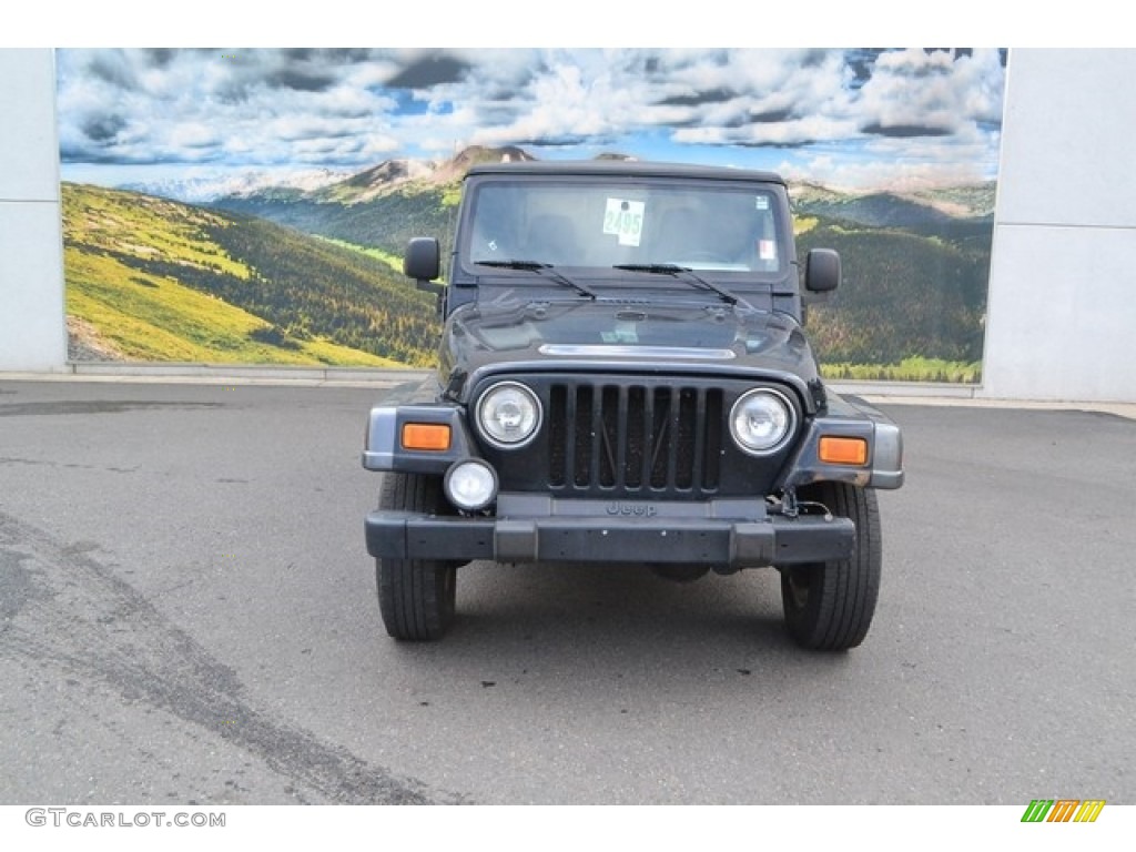 2004 Wrangler X 4x4 - Black / Dark Slate Gray photo #6