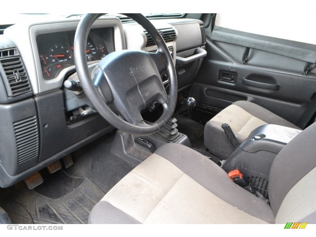 2004 Wrangler X 4x4 - Black / Dark Slate Gray photo #7