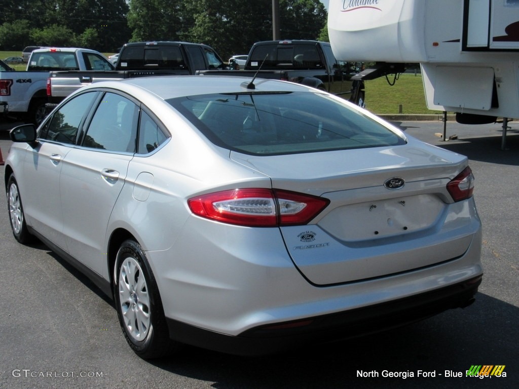 2013 Fusion S - Ingot Silver Metallic / Earth Gray photo #3