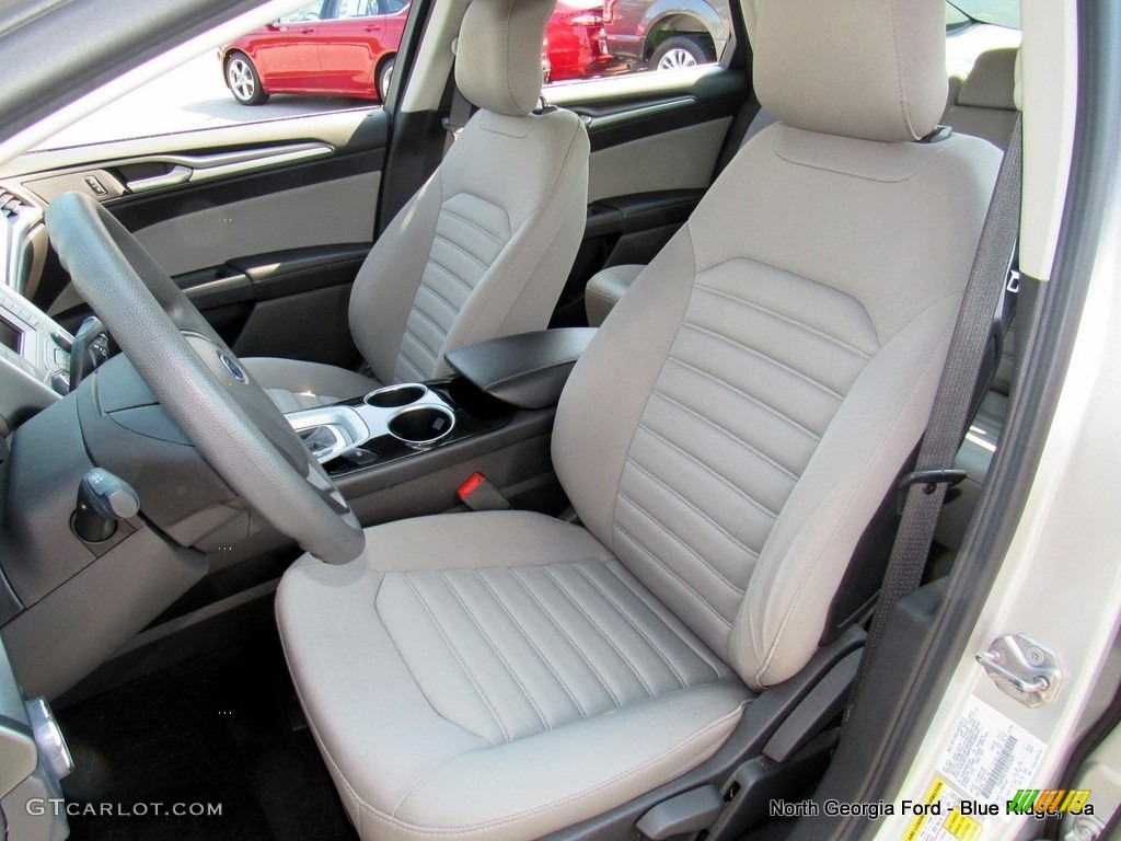 2013 Fusion S - Ingot Silver Metallic / Earth Gray photo #11