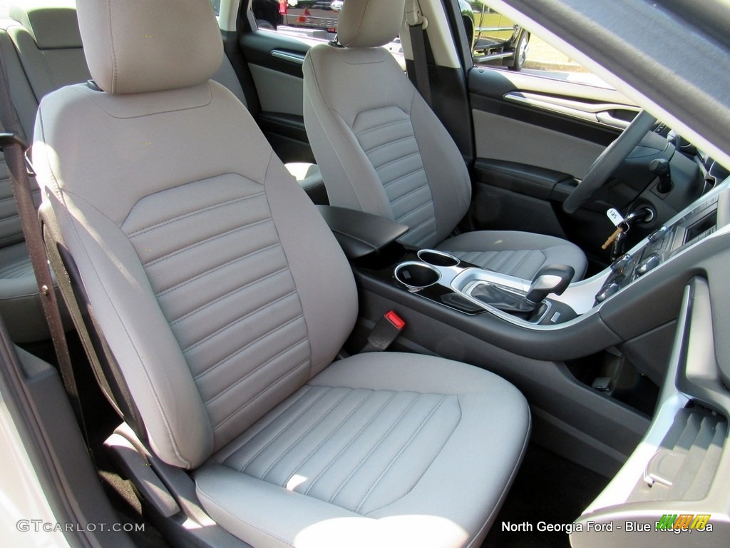 2013 Fusion S - Ingot Silver Metallic / Earth Gray photo #12