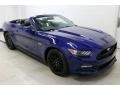 2016 Deep Impact Blue Metallic Ford Mustang GT Premium Convertible  photo #3